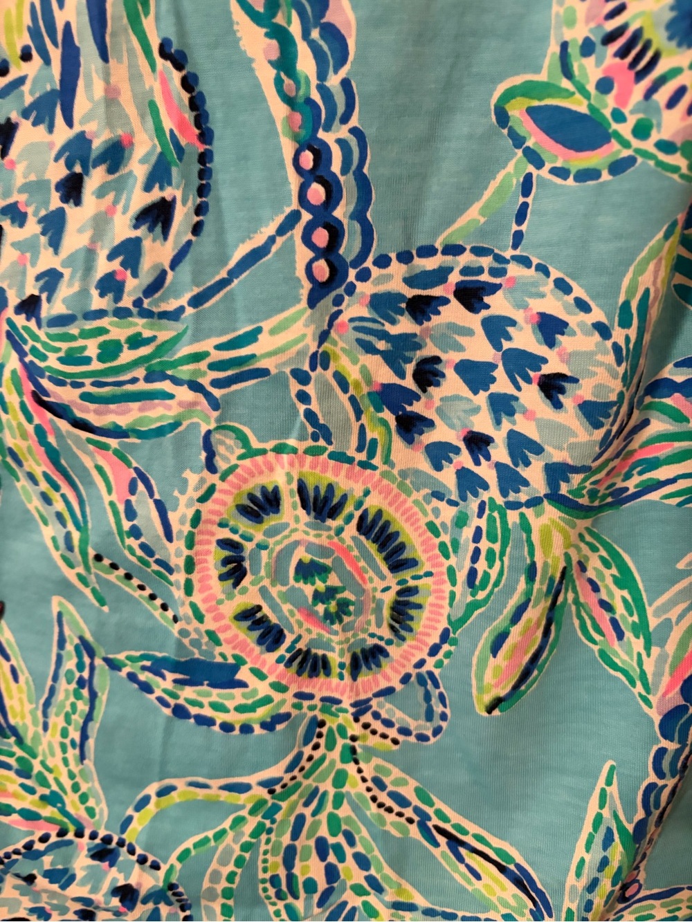 Lilly Pulitzer Kimi Swing Dress in Bermuda Blue Turtle Size Small - Picture 7 of 9